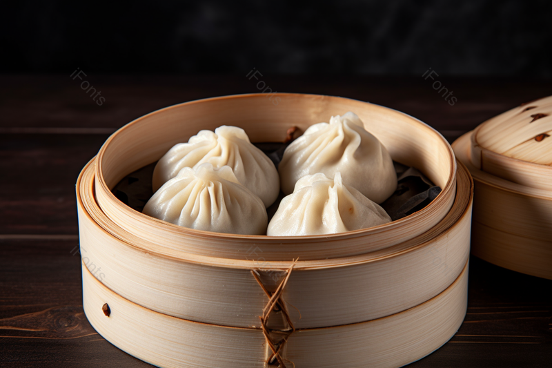 木制的笼子里小笼包美味特色背景图,高清,摄影图,摄影图片,图片大全,摄影图免费下载